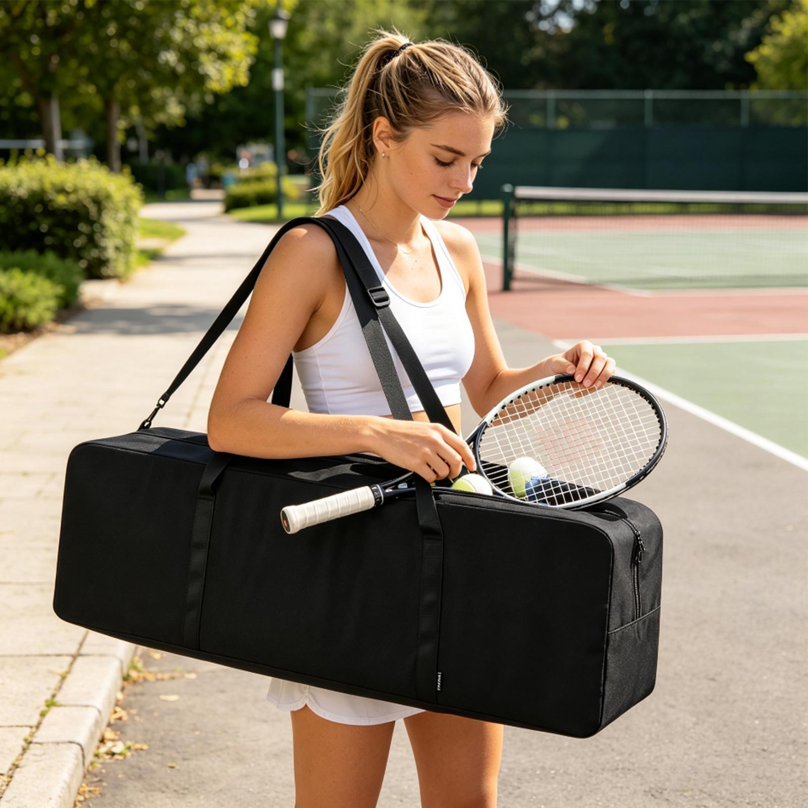 Badminton Net - Opvouwbare netzak voor pickleball, met rits,