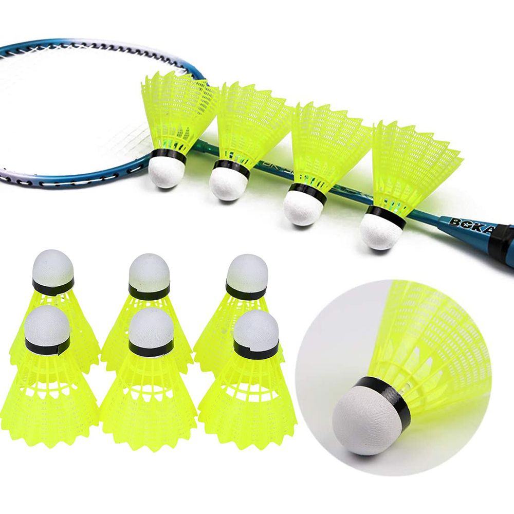 Feather Shuttlecock - 3/6/12 stuks Indoor Sport Stabiele Nylon
