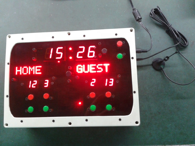 Scoreboard Digital - Afstandsbediening Draadloos Elektronisch Digitaal Voetbal Volleybal