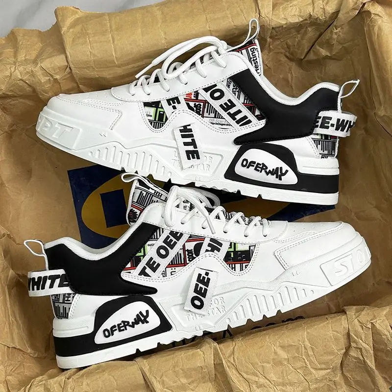 Badminton Shoes - Casual mode lederen sneakers Nieuwe skateboard