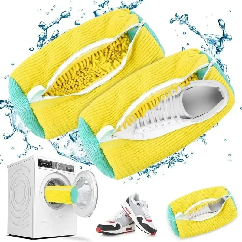 Badminton Bag - Herbruikbare schoenwasmachinezak voor sneakers, tennisschoenen, vlekbestendig,