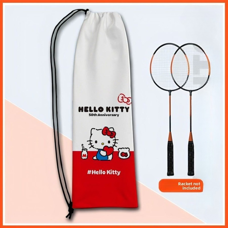 Badminton Bag - Leuke Hello Kitty 50e verjaardag badmintonracket