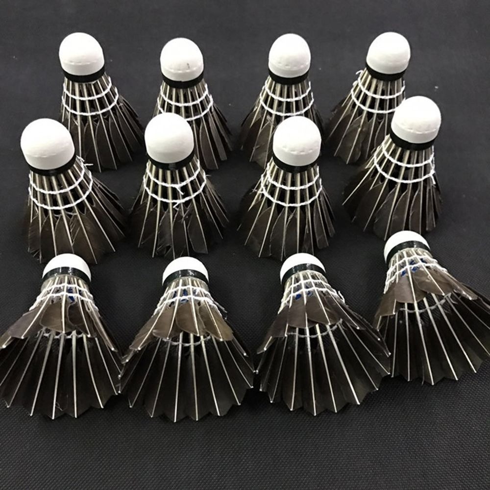 Feather Shuttlecock - 3/6/12 stuks accessoires stabiele sport professionele