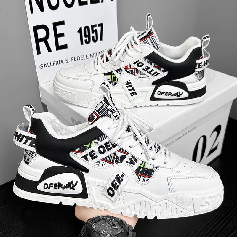 Badminton Shoes - Casual mode lederen sneakers nieuwe skateboard
