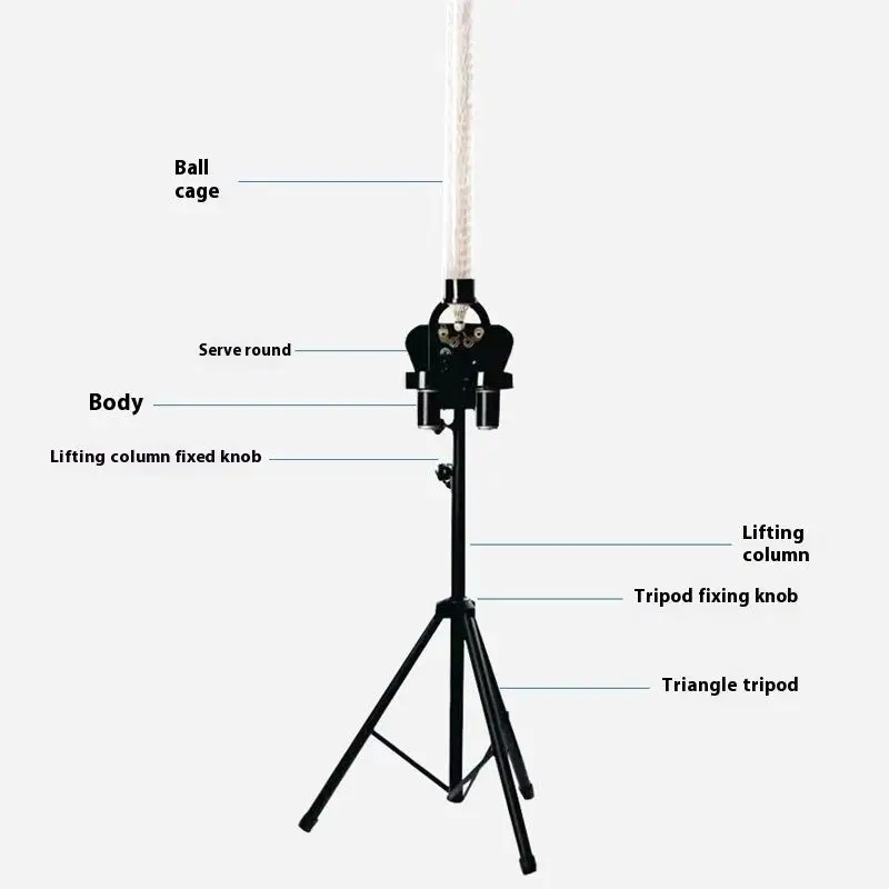 Badminton oefenmachine voor éé - Badminton Shuttlecock recensie en prijs