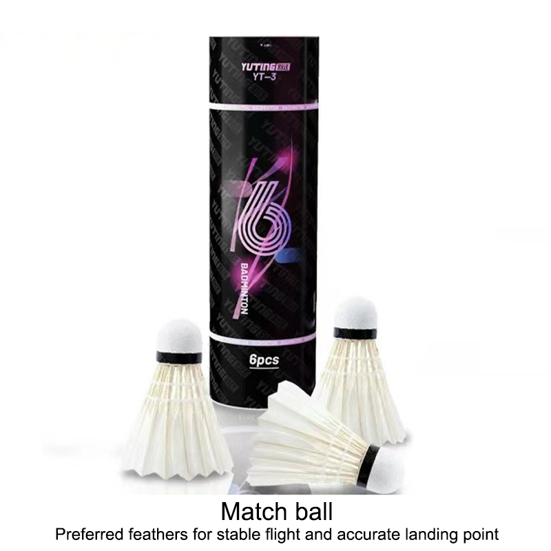 3/6 stuks badmintonballen, wit - Feather Shuttlecock recensie en prijs