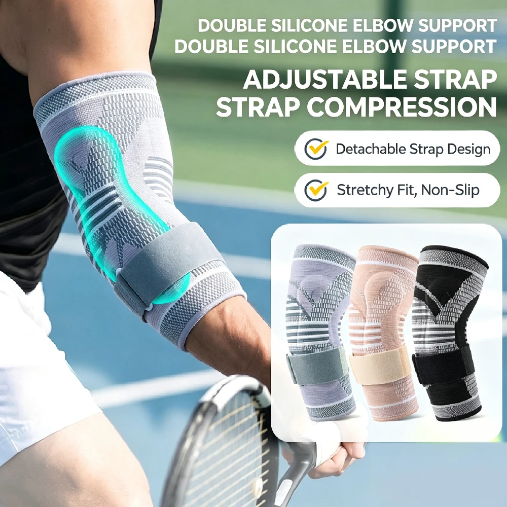 Elbowcompressiebandage voor ma - Badminton Materi recensie en prijs